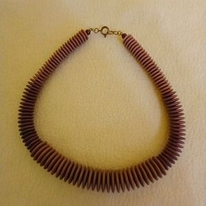 Chic Purple Beaded Necklace